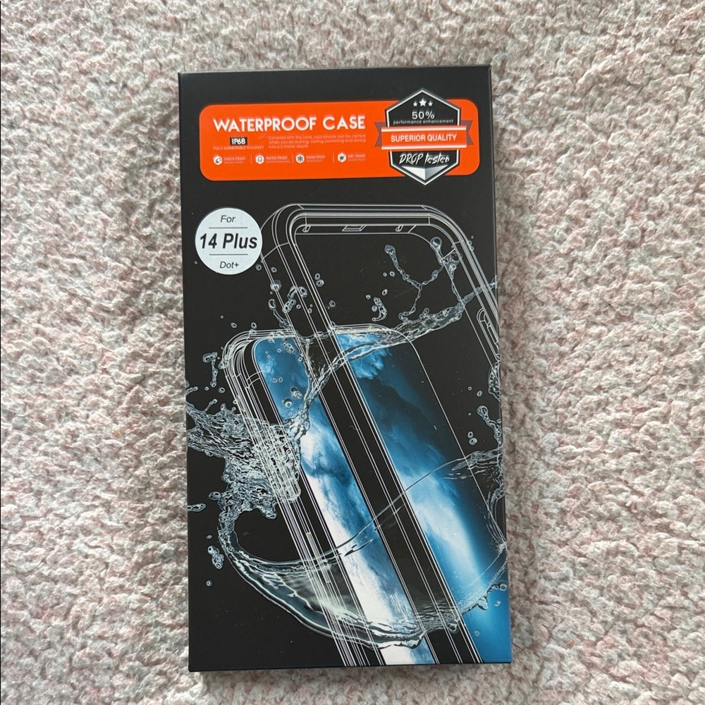 Waterproof Case for 14 Plus - Black